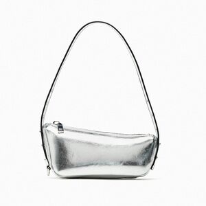 Zara Chrome Asymmetric Shoulder Bag
